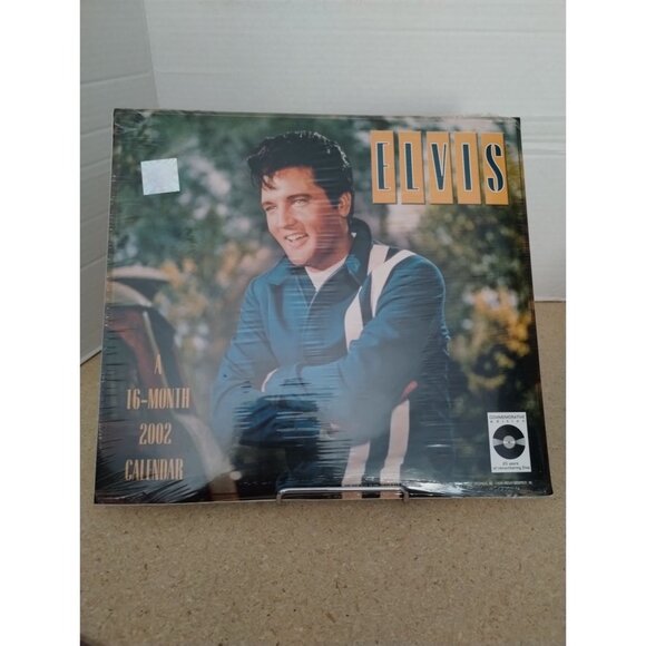 Elvis 16-Month 2002 Calendar Collectible Sealed - Picture 1 of 2